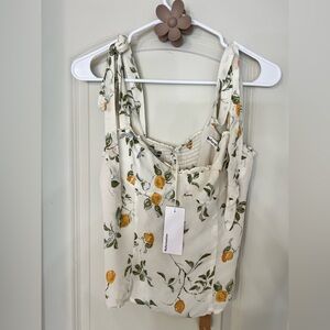 Reformation Floral top
